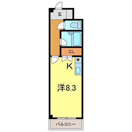 ゴールドマンション安井Ⅲの物件間取画像